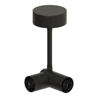 ST1602.439.00 Потолочный токопроводящий угловой соединитель ST-Luce Черный TECHNO-foto2