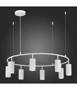 SL1213.503.08 Светильник подвесной ST-Luce Белый/Белый GU10 8*5W 4000K KENDO-foto6