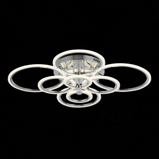 SLE500512-08 Светильник потолочный Хром/Белый LED 1*212W 3000-6000K CERINA-foto7