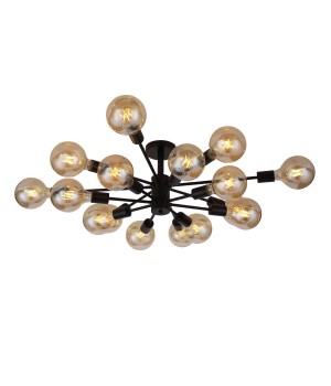 SL419.402.16 Люстра потолочная Черный E27 16*60W ANO-foto19