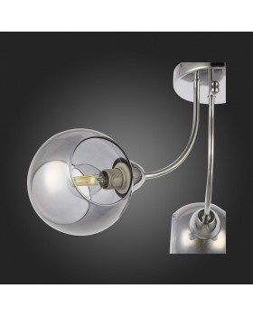 SLE102102-03 Люстра потолочная Хром/Дымчатый E14 3*40W RELOTTE-foto9