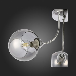 SLE102102-03 Люстра потолочная Хром/Дымчатый E14 3*40W RELOTTE-foto9