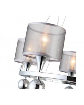 SLE107103-05 Светильник подвесной Хром/Серебристый E14 5*40W PAZIONE-foto3