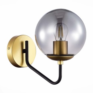 SLE1097-301-01 Бра Матовое золото/Дымчатый E27 1*60W SCORZE-foto2