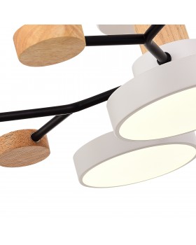 SLE6006-502-05 Светильник потолочный Белый/Белый LED 5*12W 3000K/4500K/6000K FAEMA-foto5