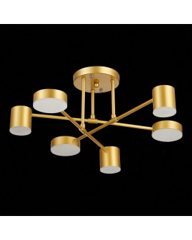 SLE201022-06 Светильник потолочный Золотистый/Золотистый LED 6*7W 4000K NOBEL-foto8