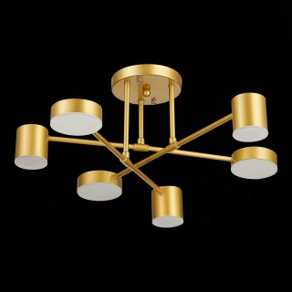 SLE201022-06 Светильник потолочный Золотистый/Золотистый LED 6*7W 4000K NOBEL-foto8