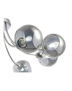 SLE102102-08 Люстра потолочная Хром/Дымчатый E14 8*40W RELOTTE-foto3