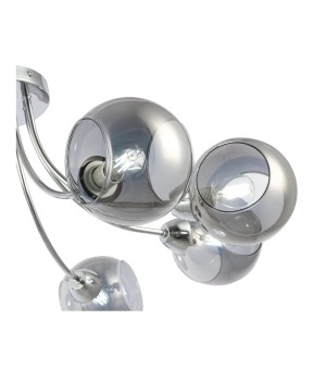 SLE102102-08 Люстра потолочная Хром/Дымчатый E14 8*40W RELOTTE-foto3