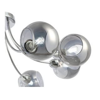 SLE102102-08 Люстра потолочная Хром/Дымчатый E14 8*40W RELOTTE-foto3