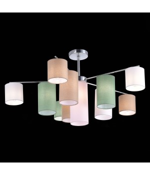 SLE300602-11 Люстра потолочная Хром/Белый, Бежевый, Зеленый E14 11*40W ESSENZA-foto4