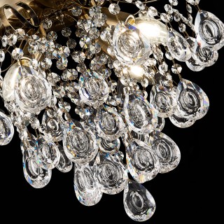 SLE160102-04 Светильник потолочный Бронза/Прозрачный E14 4*60W KAME-foto6