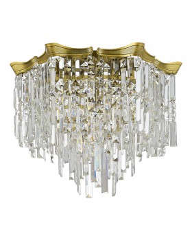 SL1659.302.10 Светильник потолочный ST-Luce Латунь/Прозрачный E14 10*60W OFELIA-foto2