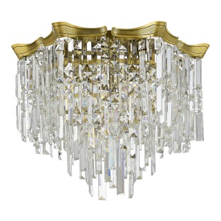 SL1659.302.10 Светильник потолочный ST-Luce Латунь/Прозрачный E14 10*60W OFELIA-foto2