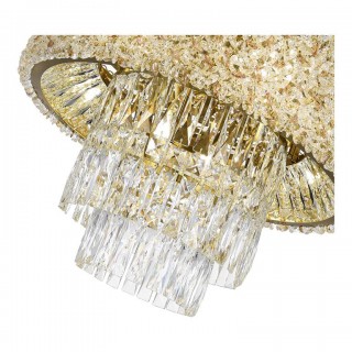 SL1637.302.10 Светильник потолочный ST-Luce Латунь/Прозрачный, Янтарный E14 10*60W SELINE-foto3