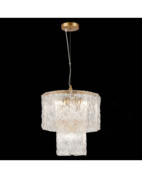 SLE283203-05 Люстра подвесная Золотистый/Прозрачный E27 5*40W RIDA-foto4