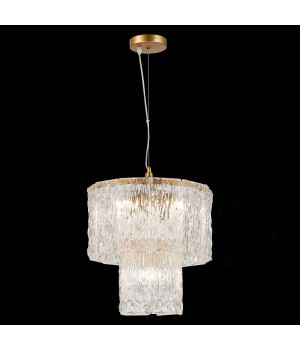SLE283203-05 Люстра подвесная Золотистый/Прозрачный E27 5*40W RIDA-foto4