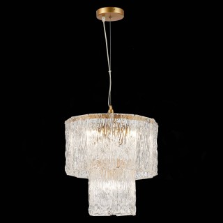 SLE283203-05 Люстра подвесная Золотистый/Прозрачный E27 5*40W RIDA-foto4
