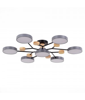 SLE6006-702-07 Светильник потолочный Серый/Серый LED 7*12W 3000K/4500K/6000K FAEMA-foto2