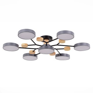 SLE6006-702-07 Светильник потолочный Серый/Серый LED 7*12W 3000K/4500K/6000K FAEMA-foto2