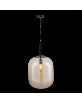 SL1050.413.01 Светильник подвесной ST-Luce Черный/Коньячный E27 1*40W BURASCA-foto3