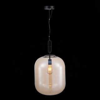 SL1050.413.01 Светильник подвесной ST-Luce Черный/Коньячный E27 1*40W BURASCA-foto3