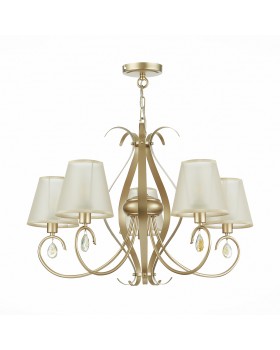 SLE111403-05 Люстра подвесная Шампань/Шампань E14 5*40W FOGGIA-foto2