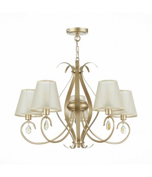 SLE111403-05 Люстра подвесная Шампань/Шампань E14 5*40W FOGGIA-foto2