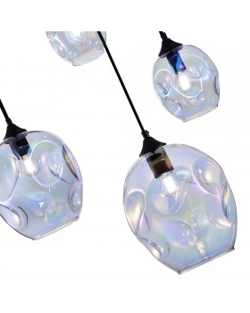 SL1188.403.05 Люстра подвесная ST-Luce Черный/Радужный E14/E27 3+2*40W IDESIA-foto3