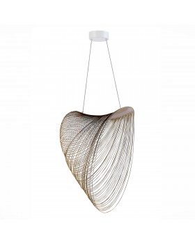 SL6900.503.32 Светильник подвесной ST-Luce Белый/Древесный LED 1*32W 4000K FOSSIL-foto2