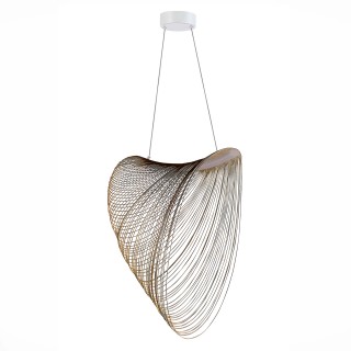 SL6900.503.32 Светильник подвесной ST-Luce Белый/Древесный LED 1*32W 4000K FOSSIL-foto2