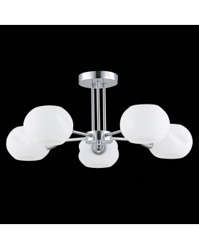 SLE104302-05 Люстра потолочная Хром/Белый E14 5*40W LANTA-foto4