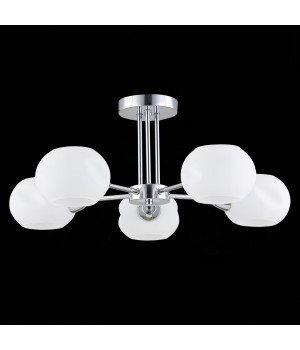 SLE104302-05 Люстра потолочная Хром/Белый E14 5*40W LANTA-foto4
