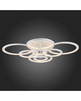 SLE200302-08 Светильник потолочный Белый/Белый LED 1*256W 3000-6000K LETO-foto4