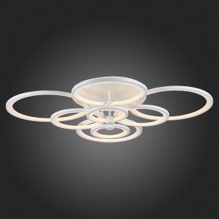 SLE200302-08 Светильник потолочный Белый/Белый LED 1*256W 3000-6000K LETO-foto4