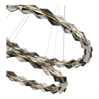 SL6009.103.02 Люстра подвесная ST-Luce Золотистый/Прозрачно-Дымчатый LED 1*45W 3000K DIAMANTA-foto3