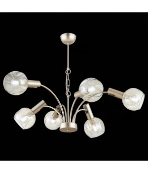 SLE104203-06 Люстра подвесная Шампань/Коньячный E14 6*40W BALCHINO-foto9