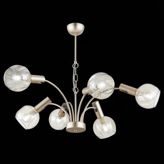 SLE104203-06 Люстра подвесная Шампань/Коньячный E14 6*40W BALCHINO-foto9