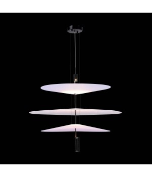 SL6101.403.01 Люстра подвесная ST-Luce Черный/Белый LED 1*10W 3000K Isola-foto5