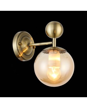 SLE106301-01 Светильник настенный Бронзовый/Прозрачный, Янтарный E27 1*60W PECHIO-foto3