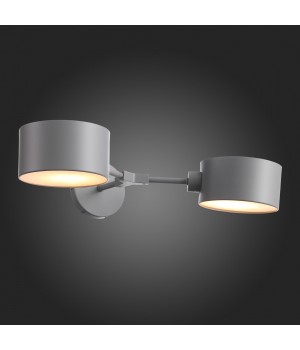 SLE183701-02 Светильник настенный Серый/Серый E14 2*60W GIMENTO-foto7