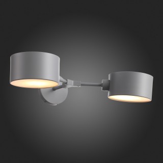 SLE183701-02 Светильник настенный Серый/Серый E14 2*60W GIMENTO-foto7