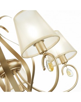 SLE111403-05 Люстра подвесная Шампань/Шампань E14 5*40W FOGGIA-foto3