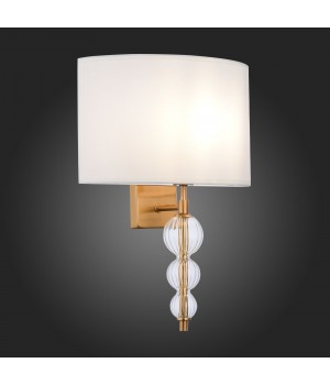 SLE105711-01 Бра Латунь, Прозрачный/Белый E14 1*40W RAMER-foto5