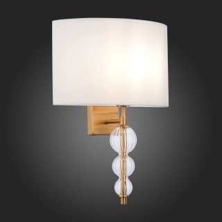 SLE105711-01 Бра Латунь, Прозрачный/Белый E14 1*40W RAMER-foto5