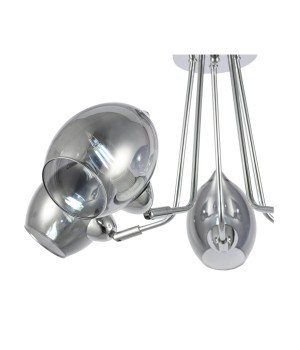 SLE102402-05 Люстра потолочная Хром/Дымчатый E14 5*40W RINNO-foto3