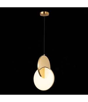 SL6107.203.01 Светильник подвесной ST-Luce Золотистый/Белый Золотистый LED 1*14W 3000K Eclisse-foto5