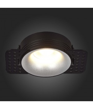 ST218.418.01 Св-к встр. Черный GU10 1*50W IP20 D85xH30 165-265V Без ламп Встраиваемые светильники-foto4