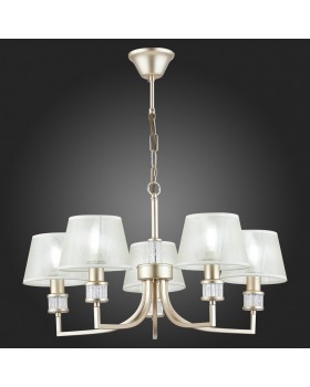 SLE107503-05 Люстра подвесная Золотистый/Шампань E14 5*40W MANILA-foto7