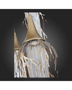 SL1116.203.09 Светильник подвесной ST-Luce Золотой с патиной/Золотой с патиной, Никель LED 9*5W 3000K SALICA-foto3